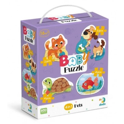 Детский пазл 4 в 1 "Baby puzzle. Домашние животные" 300688 набор 4 в 1