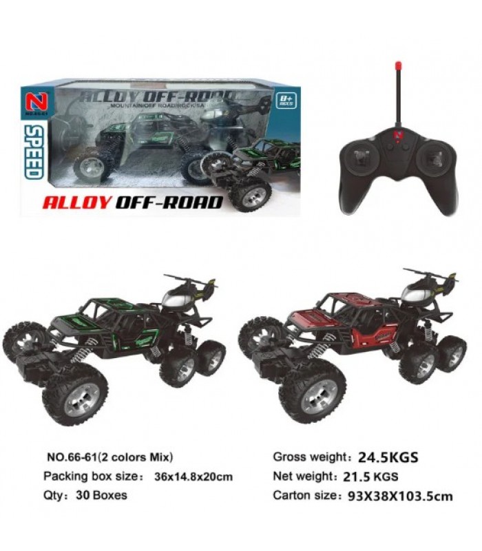 Машинка внедорожник (со скалолазания) на пульте управления 66-61, пакунок малюка