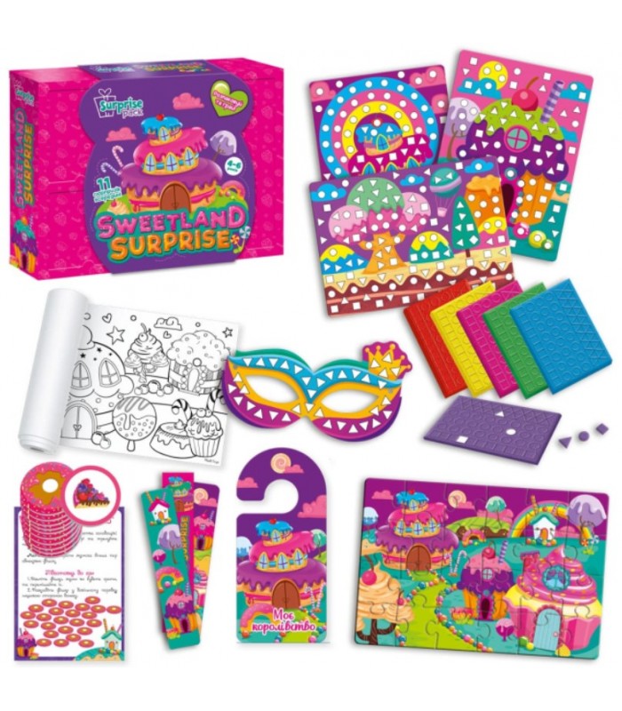 Набор для творчества Vladi toys Королевство сладостей с сюрпризами (VT8080-04), пакунок малюка