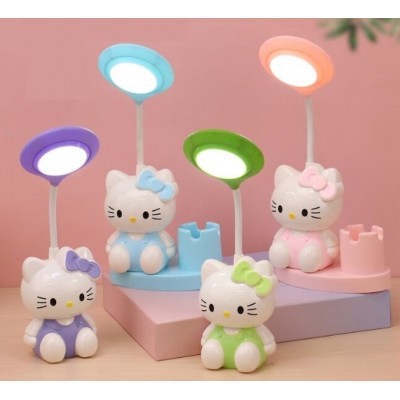 Лампа настольная светодиодная C 71616, 4 цвета, герой, встроенный аккумулятор, стругачка, органайзер, в коробке, пакунок малюка