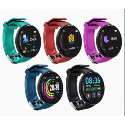Часы C 77505, 5 цветов, Bluetooth 4.0, цветной дисплей, сообщения, шаги, будильник, спорт, сердцебиение, музыка, в коробке, пакунок малюка