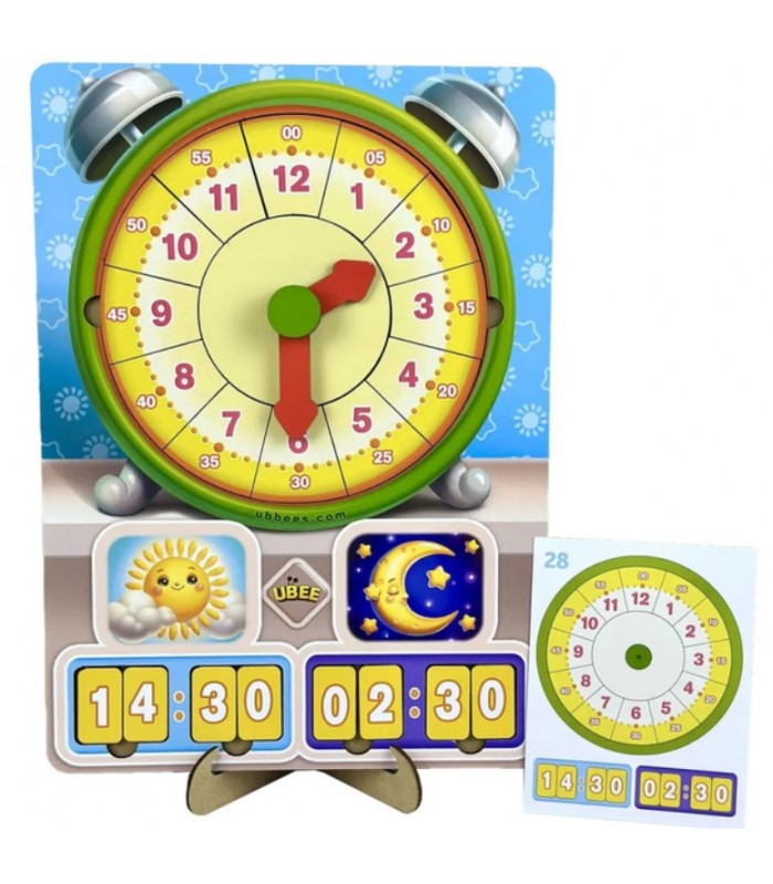 Развивающая Игра Часы - Учим Время (псд279) Psd279 (326257), пакунок малюка