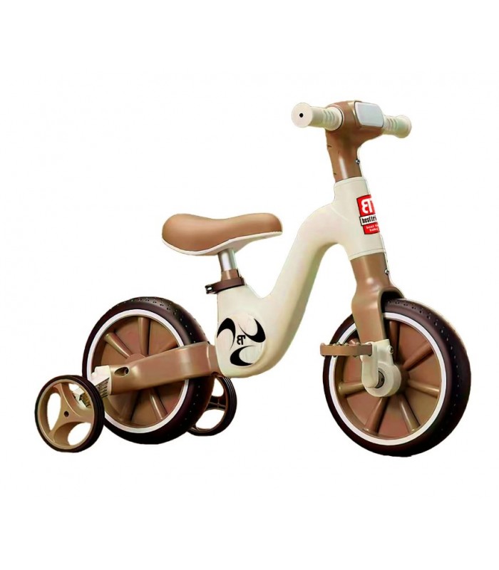 Велосипед-трансформер Best Trike BT-16530, колеса 10'', украинская озвучка, съемные педали, съемные вспомогательные боковые колеса, пакунок малюка