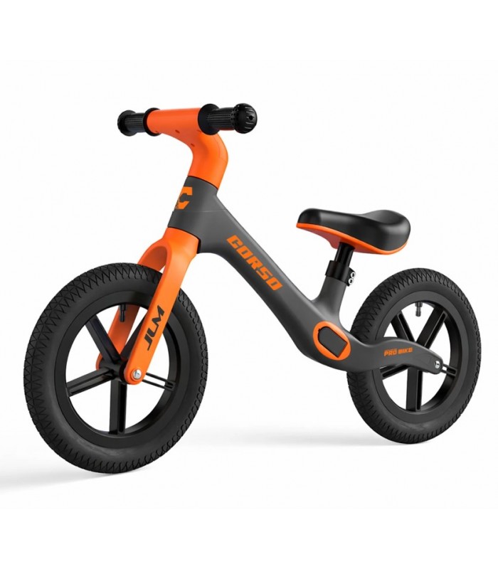 Велобег Corso 12'' BL-22958, нейлоновая рама, нейлоновая вилка, надувные колеса 12'', пакунок малюка