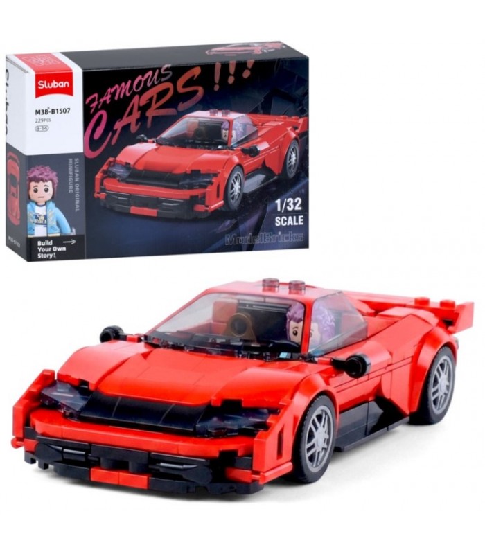 Конструктор SLUBAN M38-B1507 авто серия, машина, 1:32, фигурка, 229 дет., кор., 30-19-7 см. пакунок малюка