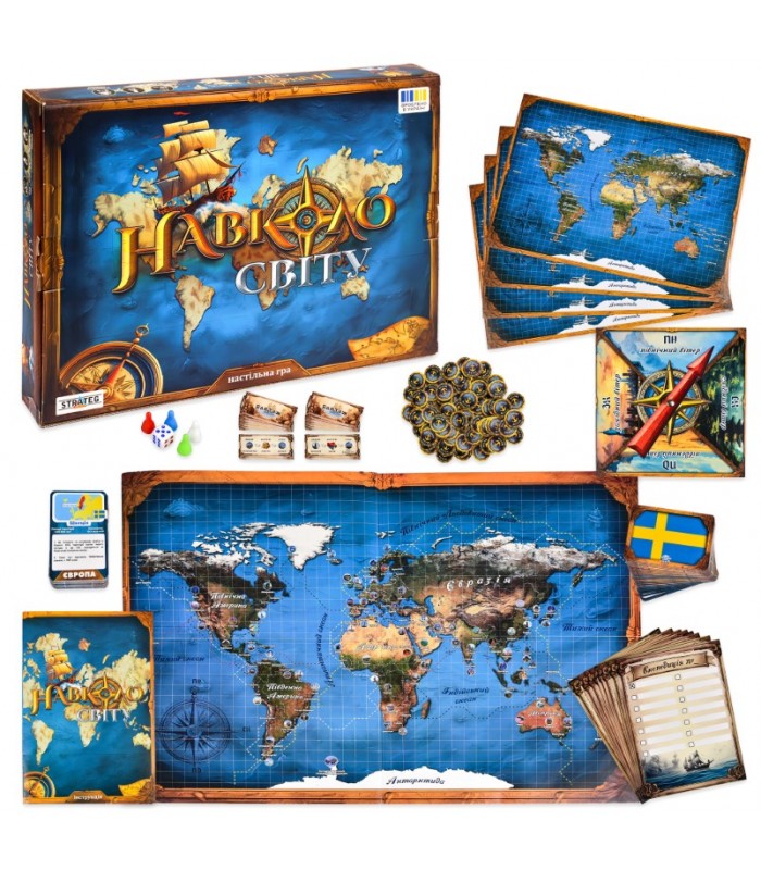 Настольная игра Вокруг света (30110), пакунок малюка