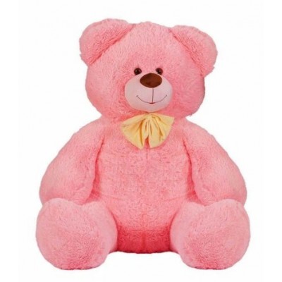 Мягкая игрушка "Медвежонок" цвет розовый В70614 высота 1,3м, пакунок малюка