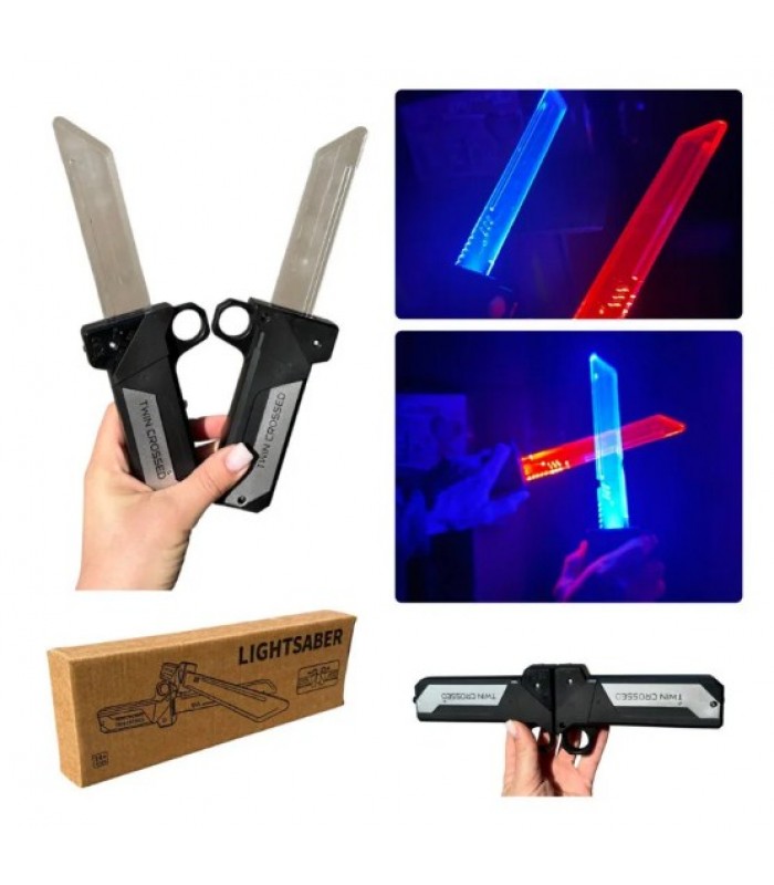 Меч световой Lightsaber (светится, выдвигается), пакунок малюка
