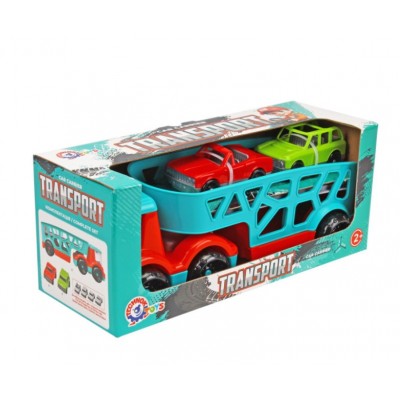 Автовоз с автомобилями ТехноК арт.0938 – Игрушечный транспорт для детей, пакунок малюка