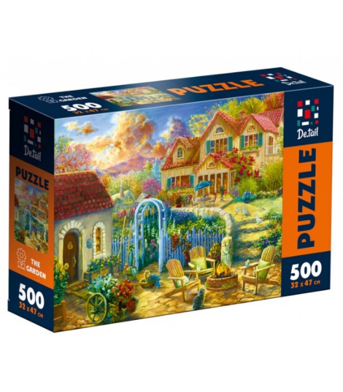Пазлы De.tail Сад 500 элементов (DT500-15), пакунок малюка