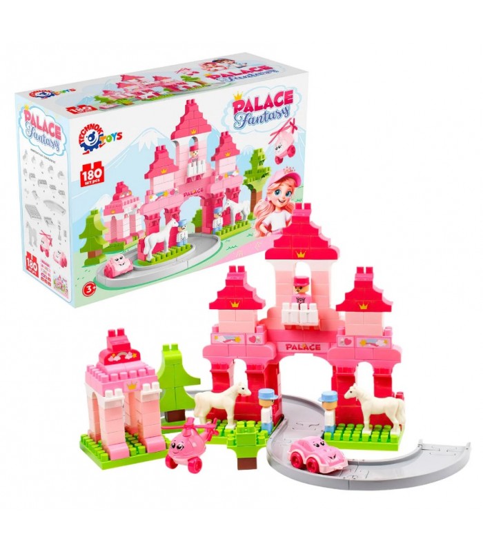 Конструктор 0044 "Technok Toys", 180 деталей, в коробке, пакунок малюка