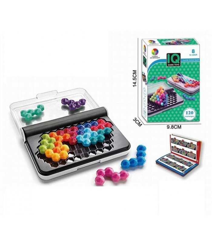 Логическая игра IQ 8 ,инструкция, 100+ уровней, в коробке, пакунок малюка