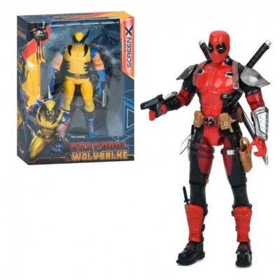 Фигурка для игры Дэдпул/Росомаха B2871-1 МГ, 17см, подвижные руки и ноги, оружие, пакунок малюка