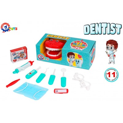 Игровой набор стоматолога Dentist, 11 деталей, ТехноК 7341
