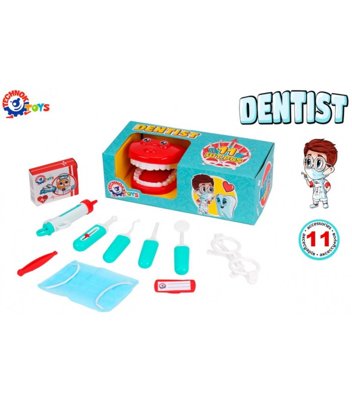 Игровой набор стоматолога Dentist, 11 деталей, ТехноК 7341