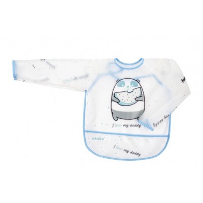 Слюнявчик с рукавами AKUKU BADGER A0517 для детей от 1 года, пакунок малюка