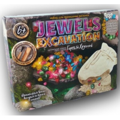 Набор для проведения раскопок с натуральными камнями, JEX-01-02, для детей от 6 лет, Пакунок малюка