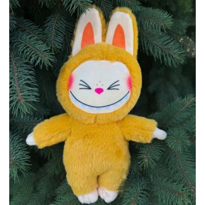 Мягкая игрушка Labubu Labubu желтый Украина плюшевый 34*13*8 см (00422-81), пакунок малюка