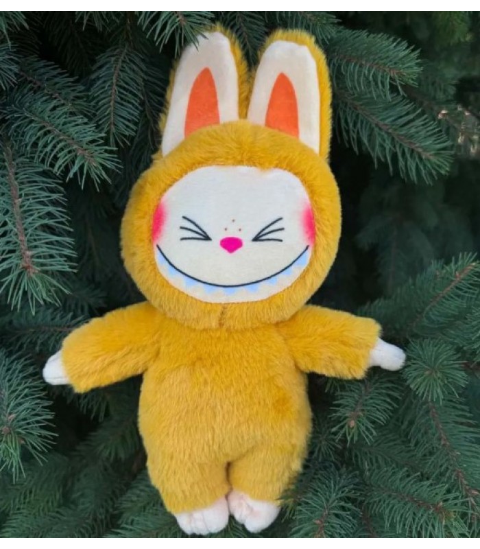 Мягкая игрушка Labubu Labubu желтый Украина плюшевый 34*13*8 см (00422-81), пакунок малюка