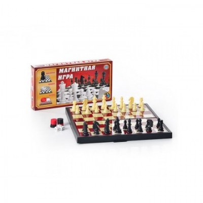 Настольная игра 3 в 1 Шашки шахматы нарды, 9831S, для детей от 3 лет, Пакунок малюка