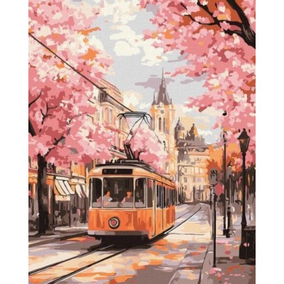 Набор для росписи "Розовый путь" 40×50 см (KHO6388), пакунок малюка