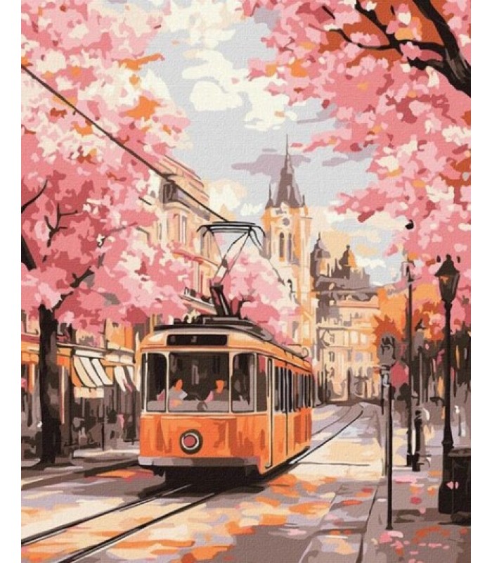 Набор для росписи "Розовый путь" 40×50 см (KHO6388), пакунок малюка