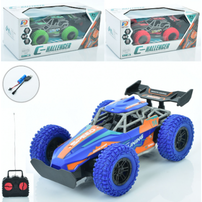 Машина W238-1-2 на радиоуправлении, аккумулятор, 23см, 1:16, надувные колеса, 2 види, пакунок малюка