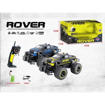 Джип на радиоуправлении 666-734 QMA, 2 вида, аккумулятор 7,4V, пульт, резиновые колеса, открывающаяся дверца, резиновые шины, пакунок малюка