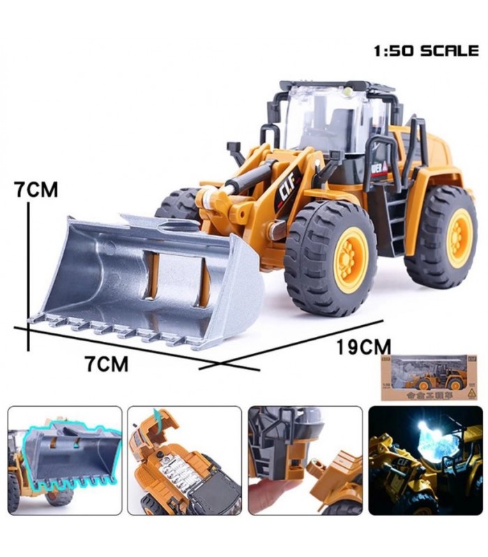 Строительная техника Cars Cube бульдозер (8103A),пакунок малюка