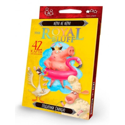 Настольная игра The Royal Bluff: Верю не верю, RBL-01-02, для детей от 6 лет, Пакунок малюка