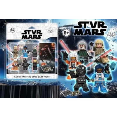 Набор героев 2927 6 фигурок, высота 4см, подвижные конечности, голова и ноги отсоединяются, 6 эл., пакунок малюка