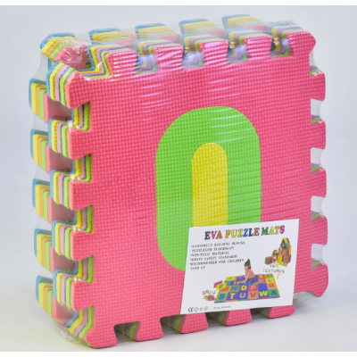 Коврик-пазл мягкий "Цифры", EVA, массажный, C 36597