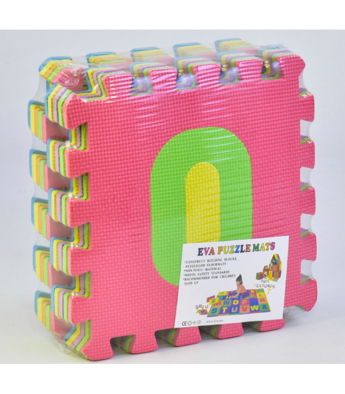 Коврик-пазл мягкий "Цифры", EVA, массажный, C 36597